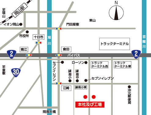 本社工場地図